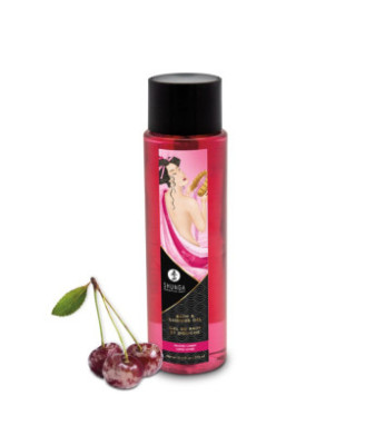 Gel de bain et douche cerise givrée Shunga 370 ml 